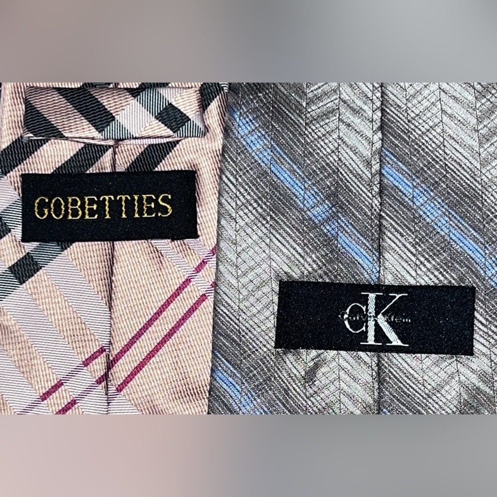 Luxury 5pc Multi Brand Mens Tie Lot Bundle Excellent Condition! - Picture 7 of 8